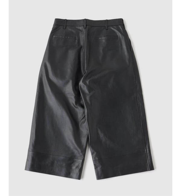 JOURNAL STANDARD「ラム レザー レザー 2トーン パネル クォーター パンツ」|その他|