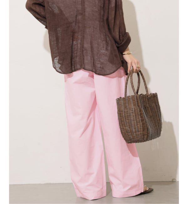 JOURNAL STANDARD relume「《予約》［26SS新作］ポプリンストレートパンツ」|その他|