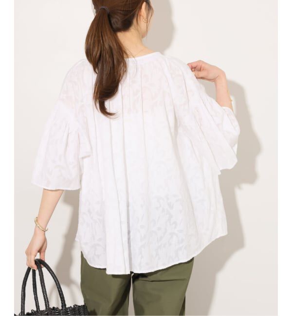 JOURNAL STANDARD relume「《予約》［26SS新作］コットンジャガードブラウス」|シャツ・ブラウス|