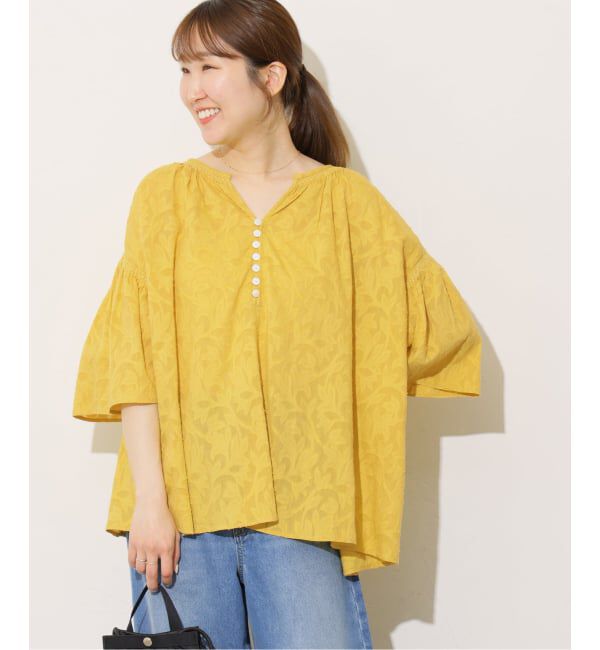 JOURNAL STANDARD relume「《予約》［26SS新作］コットンジャガードブラウス」|シャツ・ブラウス|