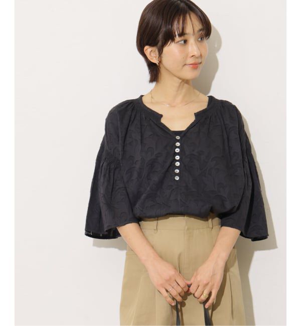 JOURNAL STANDARD relume「《予約》［26SS新作］コットンジャガードブラウス」|シャツ・ブラウス|