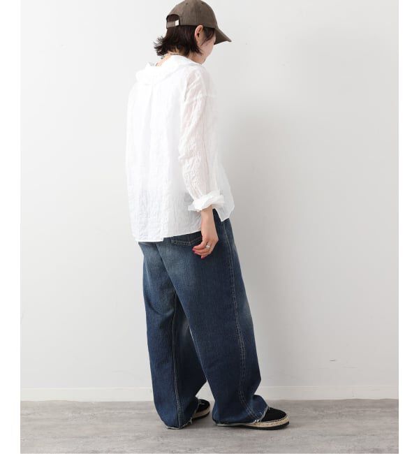 journal standard luxe「《予約》シャーリングローン フリルブラウス」|シャツ・ブラウス|