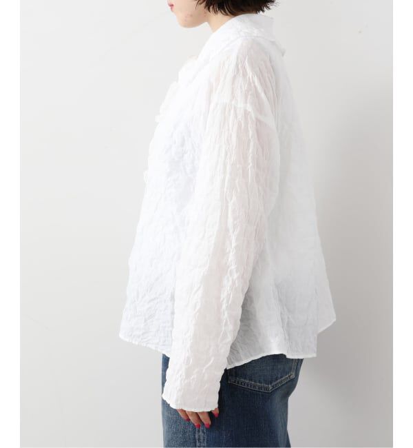 journal standard luxe「《予約》シャーリングローン フリルブラウス」|シャツ・ブラウス|