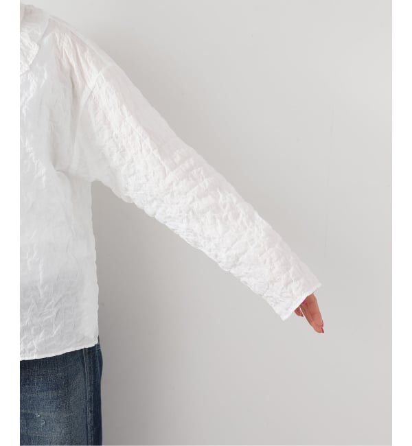 journal standard luxe「《予約》シャーリングローン フリルブラウス」|シャツ・ブラウス|