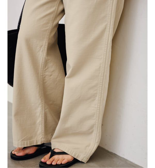 FRAMeWORK「≪一部カラーWEB限定≫ミリタリースラブバックサテンベイカーパンツ」|カーゴ|