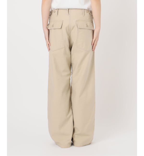 FRAMeWORK「≪一部カラーWEB限定≫ミリタリースラブバックサテンベイカーパンツ」|カーゴ|