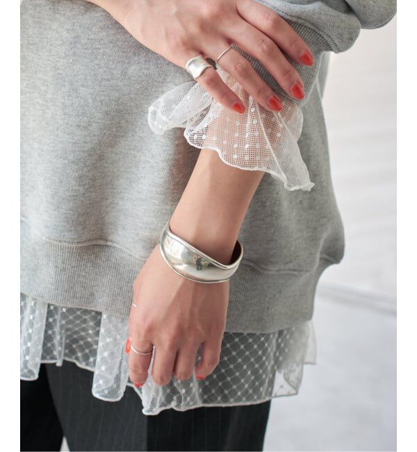 Spick and Span「チュールドットチュニックプルオーバー」|Tシャツ・カットソー|