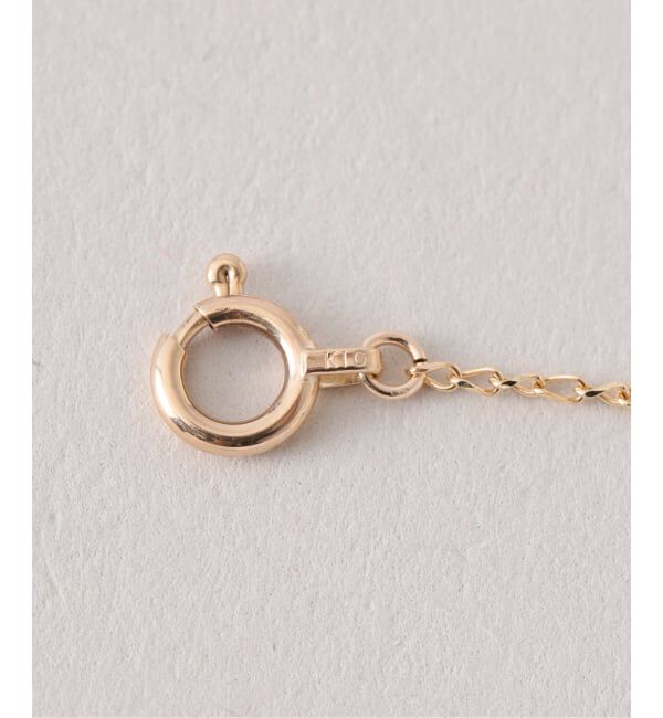 Lilas by Spick&Span「スパイラルアズキチェーン40cmネックレス K10」|ネックレス|