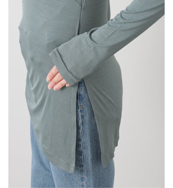 FRAMeWORK「SOWER/ソウワー VELLA シルクコン アシンメトリープルオーバー」|Tシャツ・カットソー|