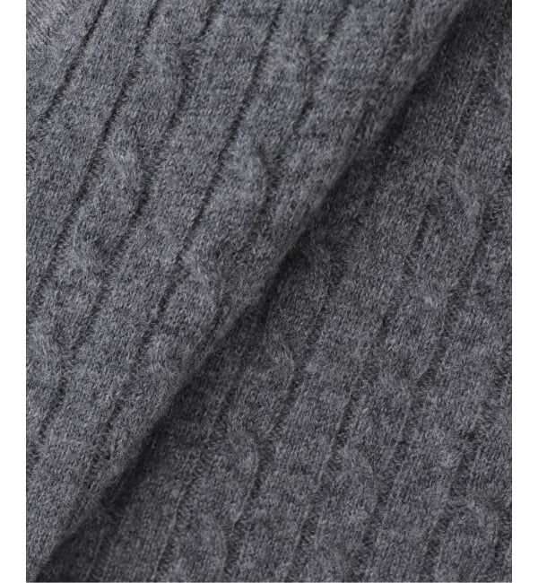 FRAMeWORK「y YO/イーヨ cable half sleeve knit」|ニット・セーター|