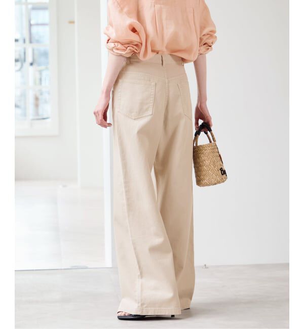 U by SPICK&SPAN「《予約》カラールーズデニム」|デニム|