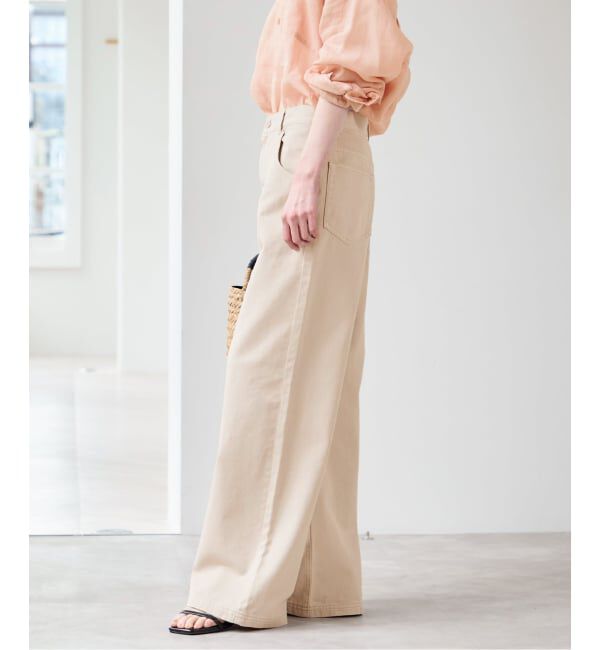 U by SPICK&SPAN「《予約》カラールーズデニム」|デニム|