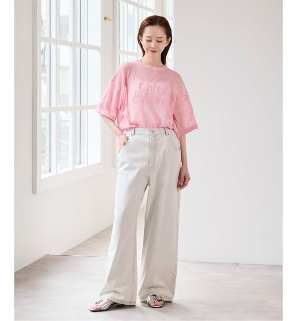 U by SPICK&SPAN「《予約》カラールーズデニム」|デニム|