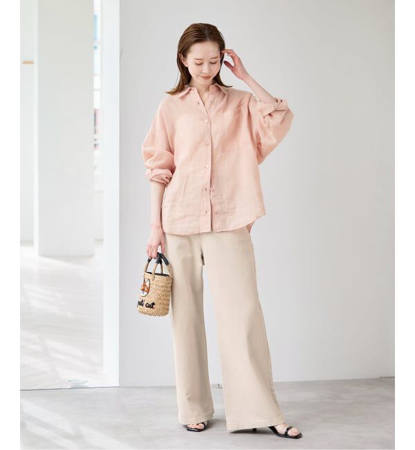 U by SPICK&SPAN「《予約》カラールーズデニム」|デニム|