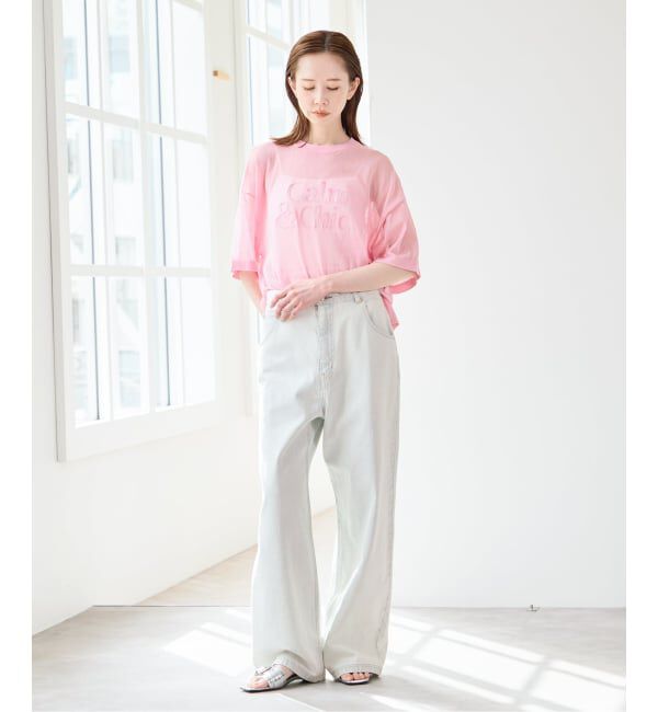 U by SPICK&SPAN「《予約》カラールーズデニム」|デニム|