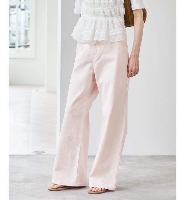 U by SPICK&SPAN「《予約》カラールーズデニム」|デニム|