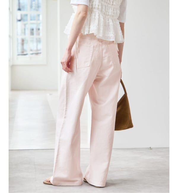 U by SPICK&SPAN「《予約》カラールーズデニム」|デニム|