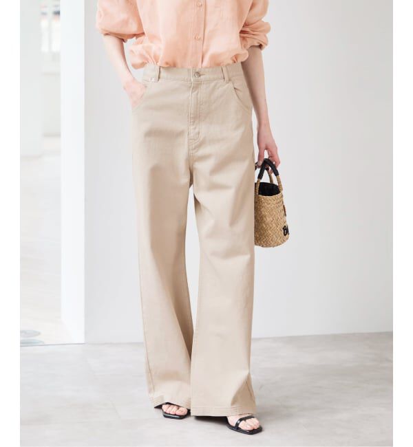 U by SPICK&SPAN「《予約》カラールーズデニム」|デニム|