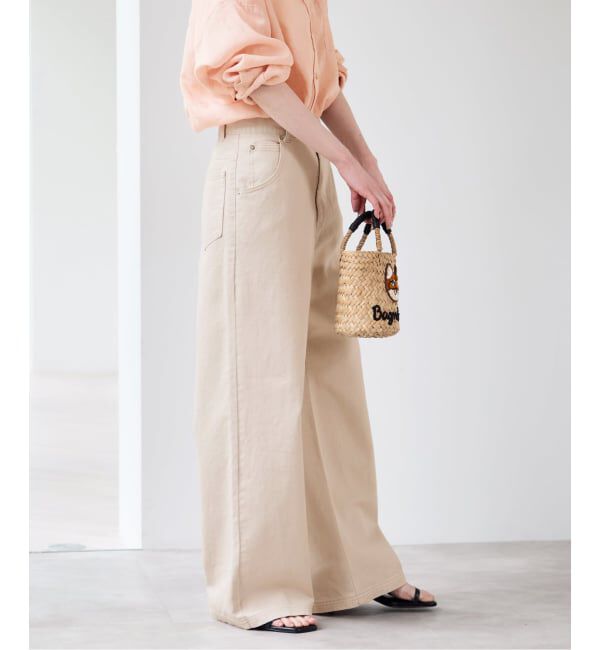 U by SPICK&SPAN「《予約》カラールーズデニム」|デニム|