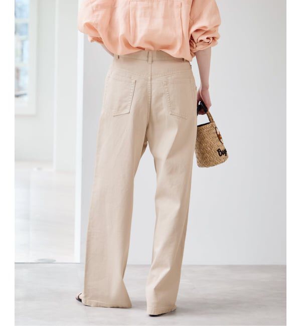 U by SPICK&SPAN「《予約》カラールーズデニム」|デニム|