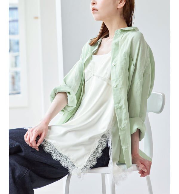 U by SPICK&SPAN「《予約》ラミーカラーシャツ」|シャツ・ブラウス|