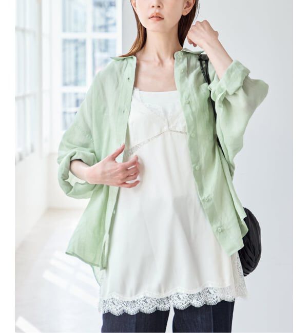 U by SPICK&SPAN「《予約》ラミーカラーシャツ」|シャツ・ブラウス|