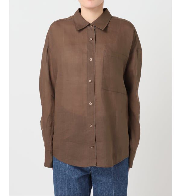 U by SPICK&SPAN「《予約》ラミーカラーシャツ」|シャツ・ブラウス|