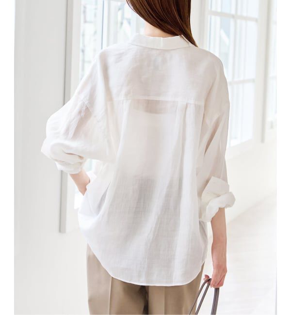 U by SPICK&SPAN「《予約》ラミーカラーシャツ」|シャツ・ブラウス|