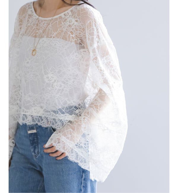 NOBLE「《予約》エンブロイダリーレースブラウス」|シャツ・ブラウス|