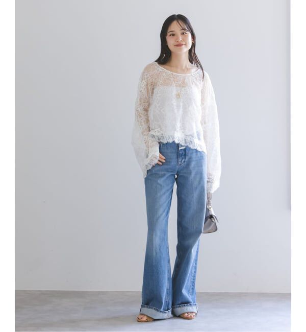 NOBLE「《予約》エンブロイダリーレースブラウス」|シャツ・ブラウス|