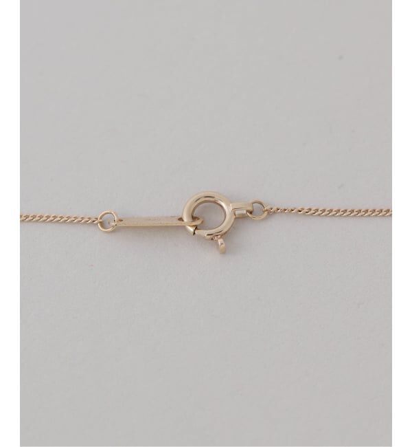 Lilas by Spick&Span「《予約》プレートYチェーンネックレス K10」|ネックレス|