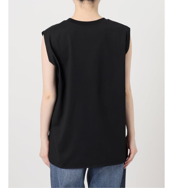 Spick and Span「《予約》汗染み防止ファインコットンノースリTシャツ」|Tシャツ・カットソー|