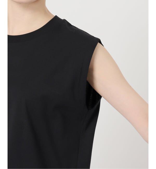 Spick and Span「《予約》汗染み防止ファインコットンノースリTシャツ」|Tシャツ・カットソー|