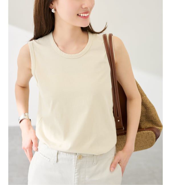 FRAMeWORK「≪予約≫スリーブレスプルオーバー」|Tシャツ・カットソー|イエロー