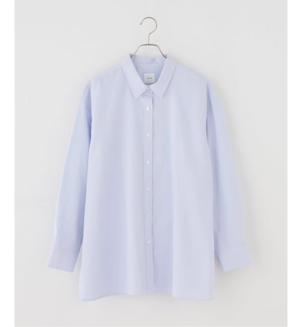 Spick and Span「2wayペプラムオーバーシャツ」|シャツ・ブラウス|サックスブルー B