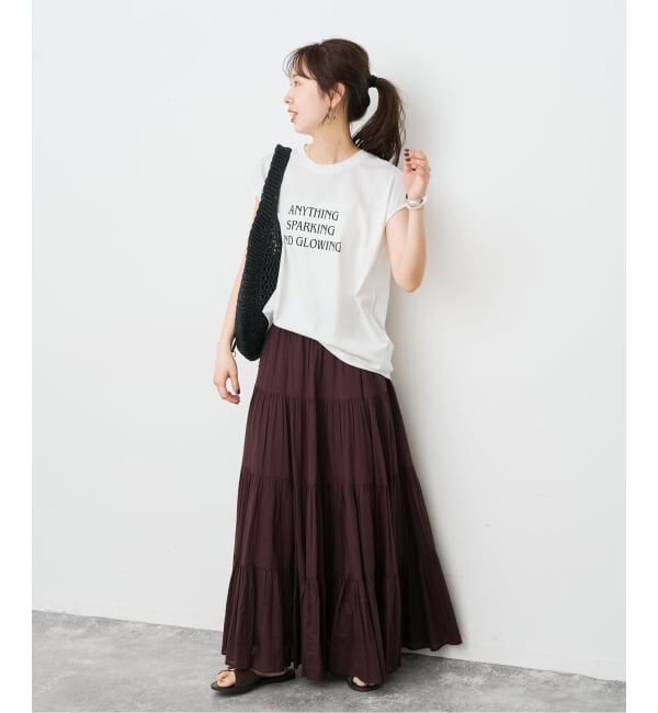 Spick and Span「《予約》ロゴフレンチT」|Tシャツ・カットソー|