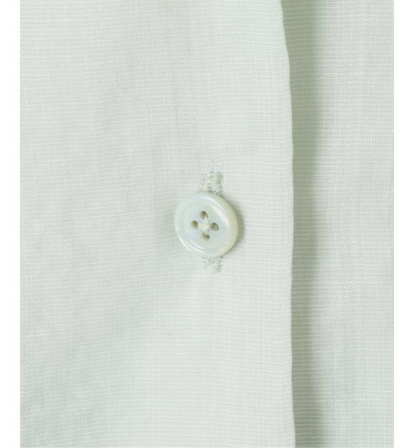  「《予約》【洗える】リネンブレンドシアーシャツ」|シャツ・ブラウス|