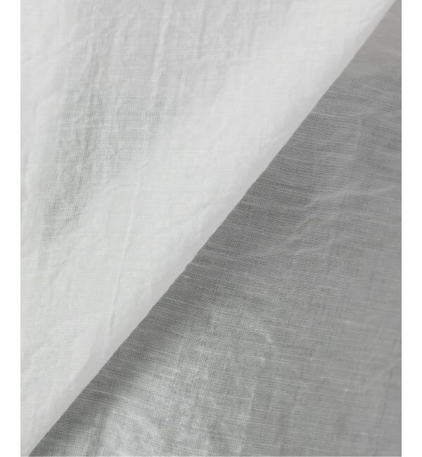  「《予約》【洗える】リネンブレンドシアーシャツ」|シャツ・ブラウス|