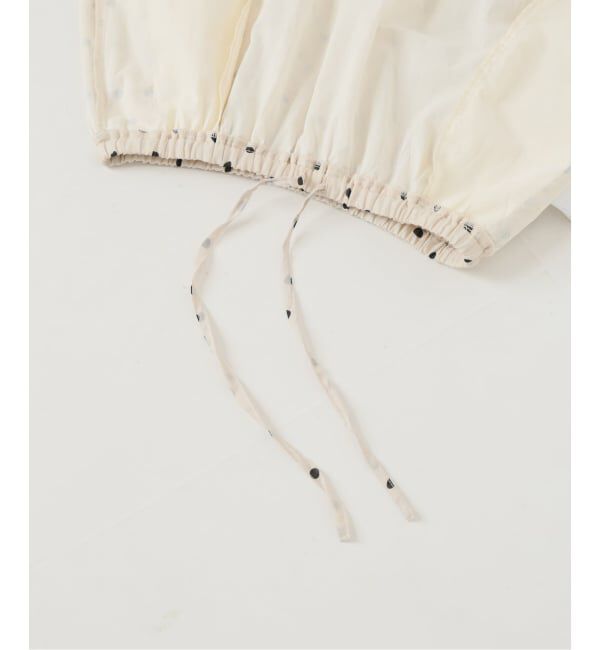  「《予約》【洗える】麻ボイルドットスカート」|スカート|