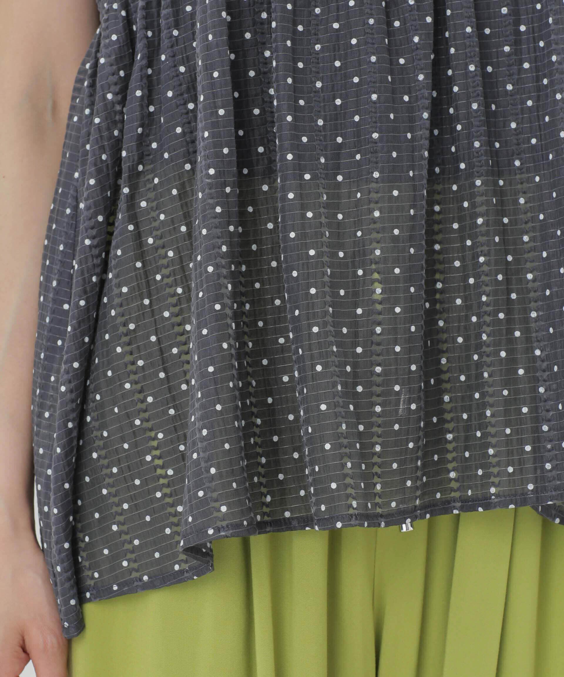 nano･universe「シアードビーバックホールキャミチュニック」|シャツ・ブラウス|