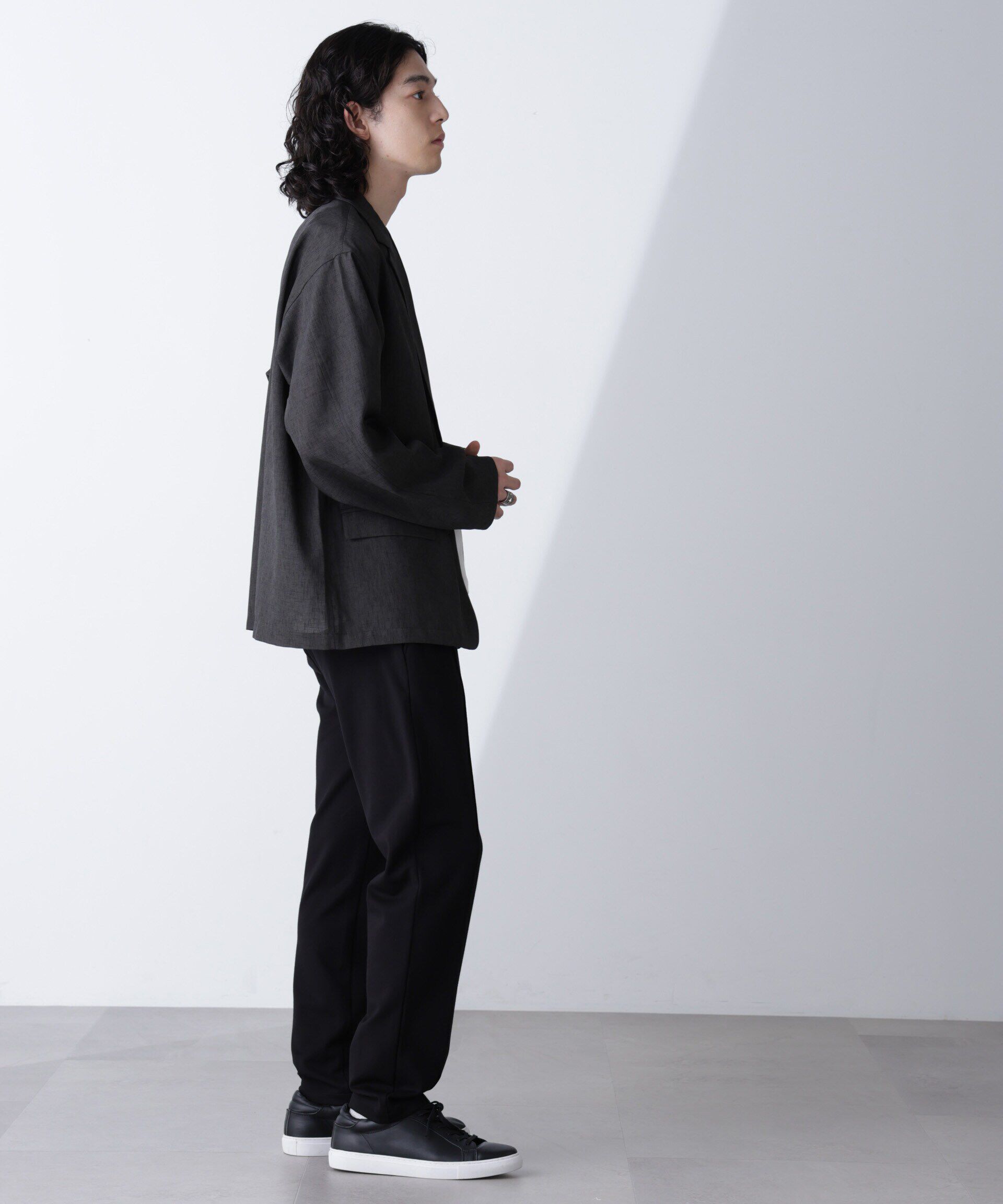 nano･universe「「モダンコンフォートシリーズ」スリムイージースラックス」|チノ|