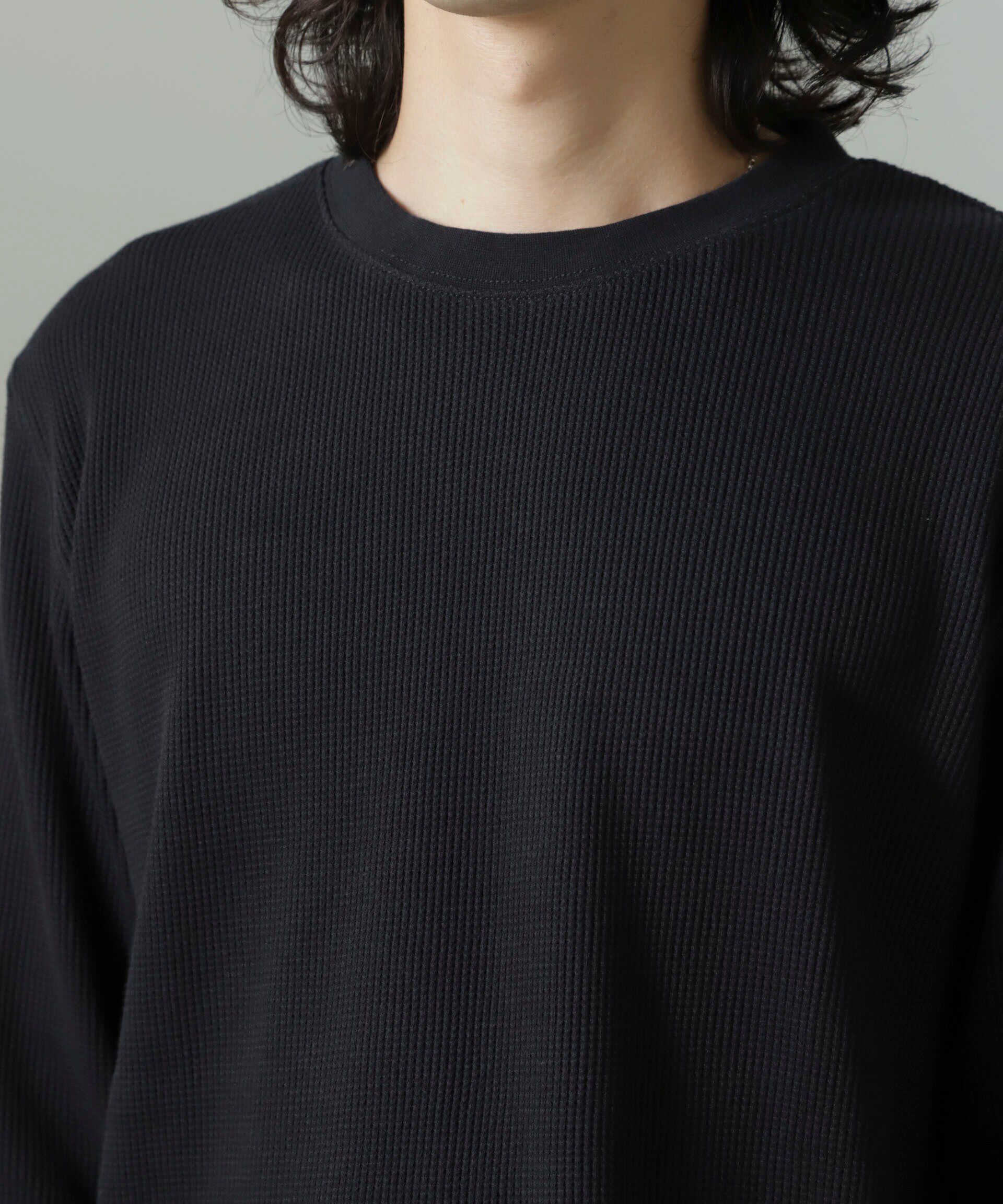 nano･universe「アンチスメルワッフルTシャツ 長袖」|Tシャツ・カットソー|