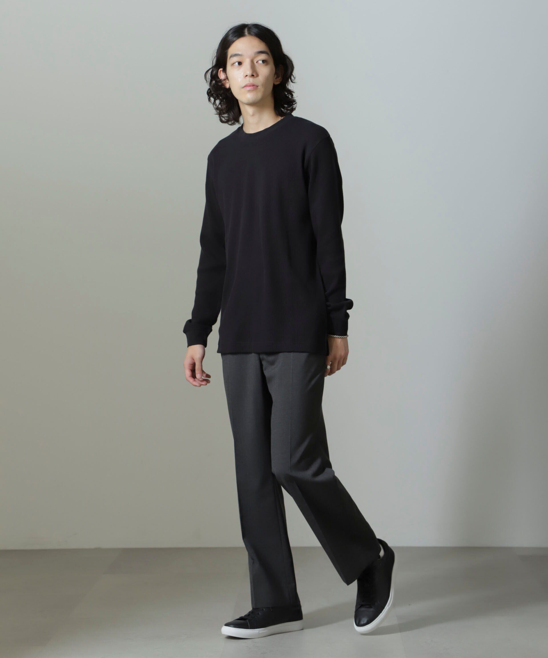 nano･universe「アンチスメルワッフルTシャツ 長袖」|Tシャツ・カットソー|