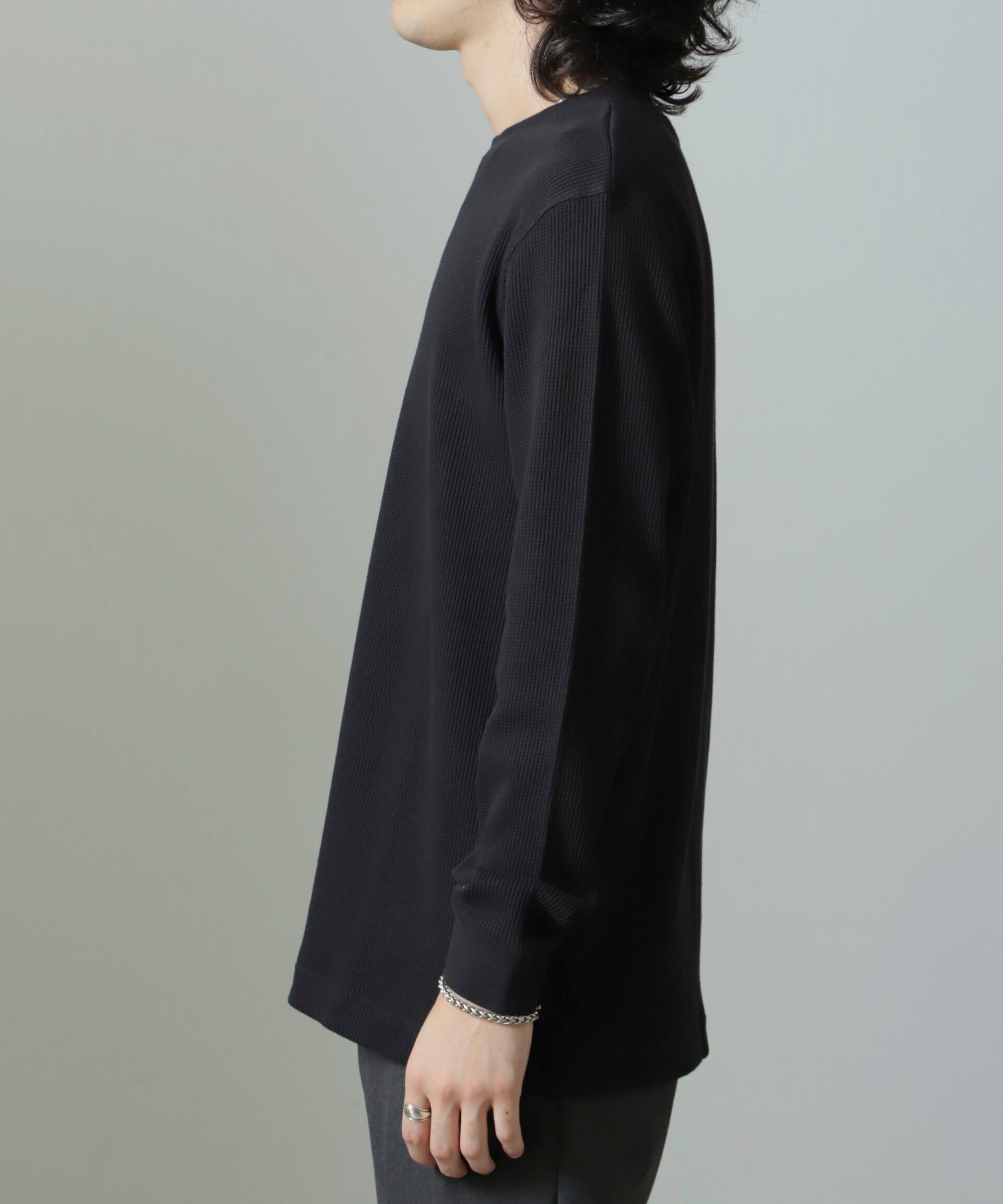 nano･universe「アンチスメルワッフルTシャツ 長袖」|Tシャツ・カットソー|