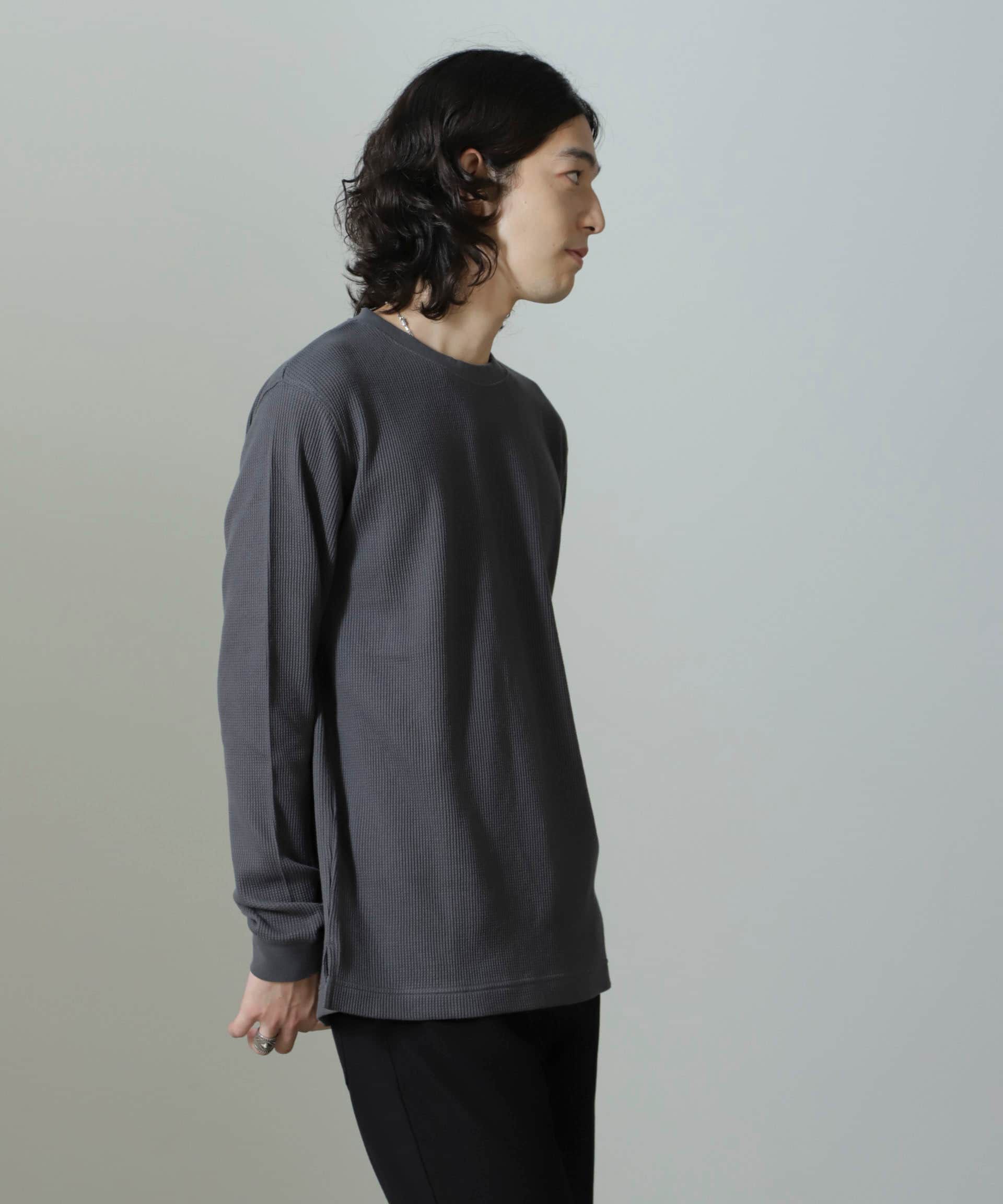 nano･universe「アンチスメルワッフルTシャツ 長袖」|Tシャツ・カットソー|