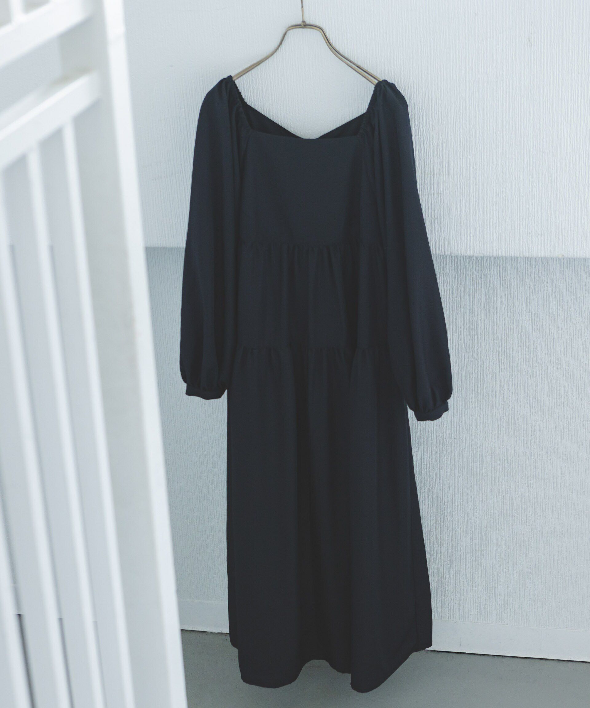 nano･universe「スクエアネックティアードワンピース」|ワンピース|