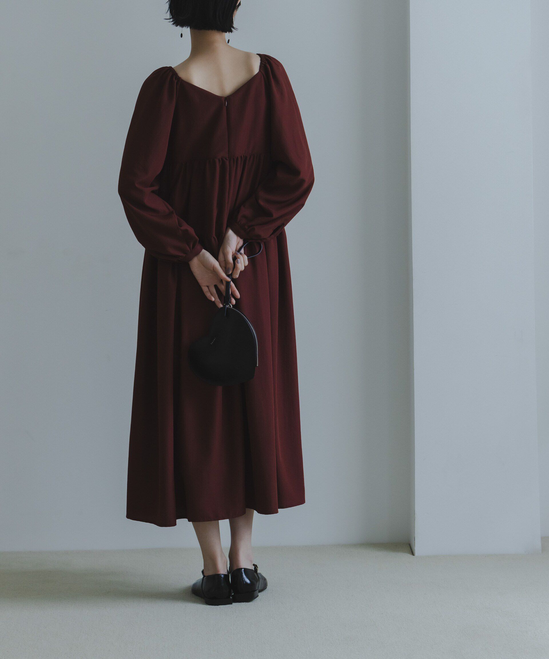 nano･universe「スクエアネックティアードワンピース」|ワンピース|