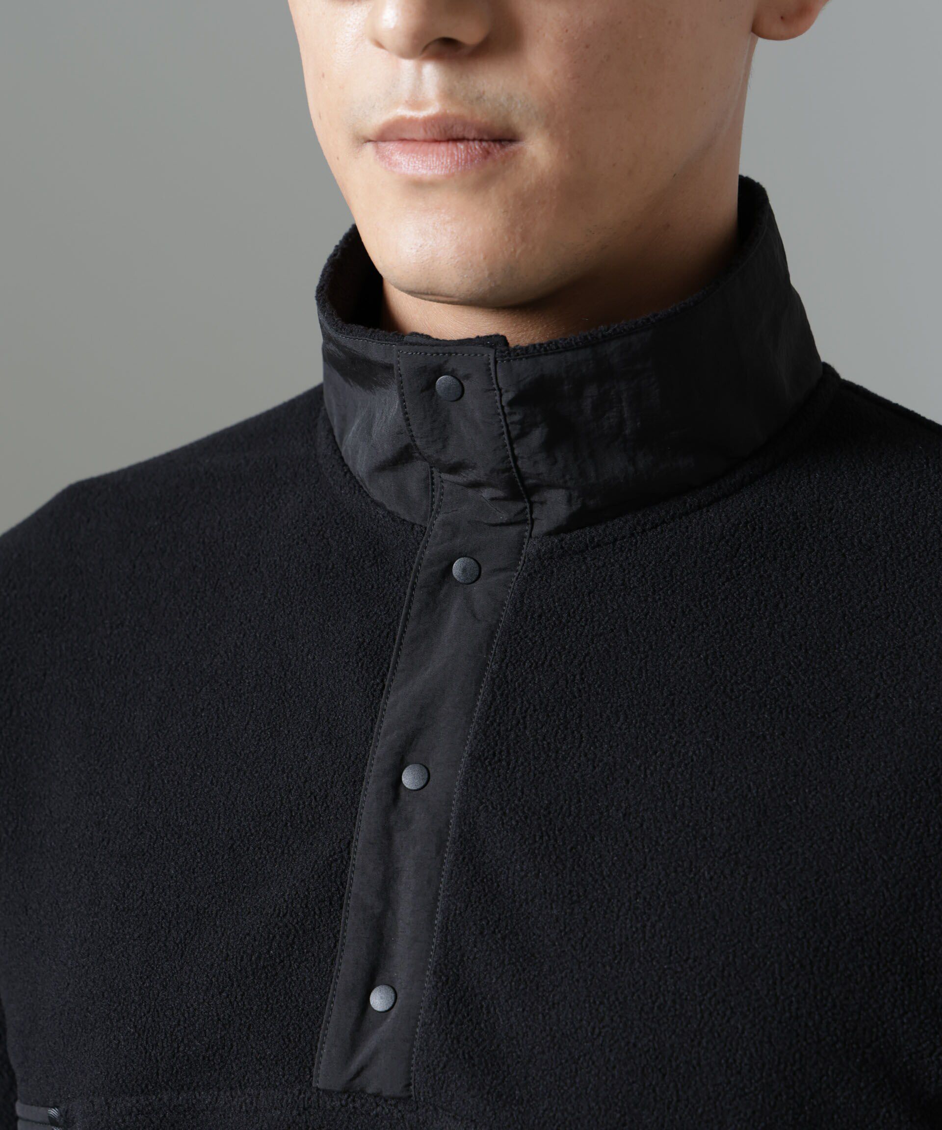 nano･universe「「NJ/CLUB」PARKSTOCK スナップフリースプルオーバー」|Tシャツ・カットソー|