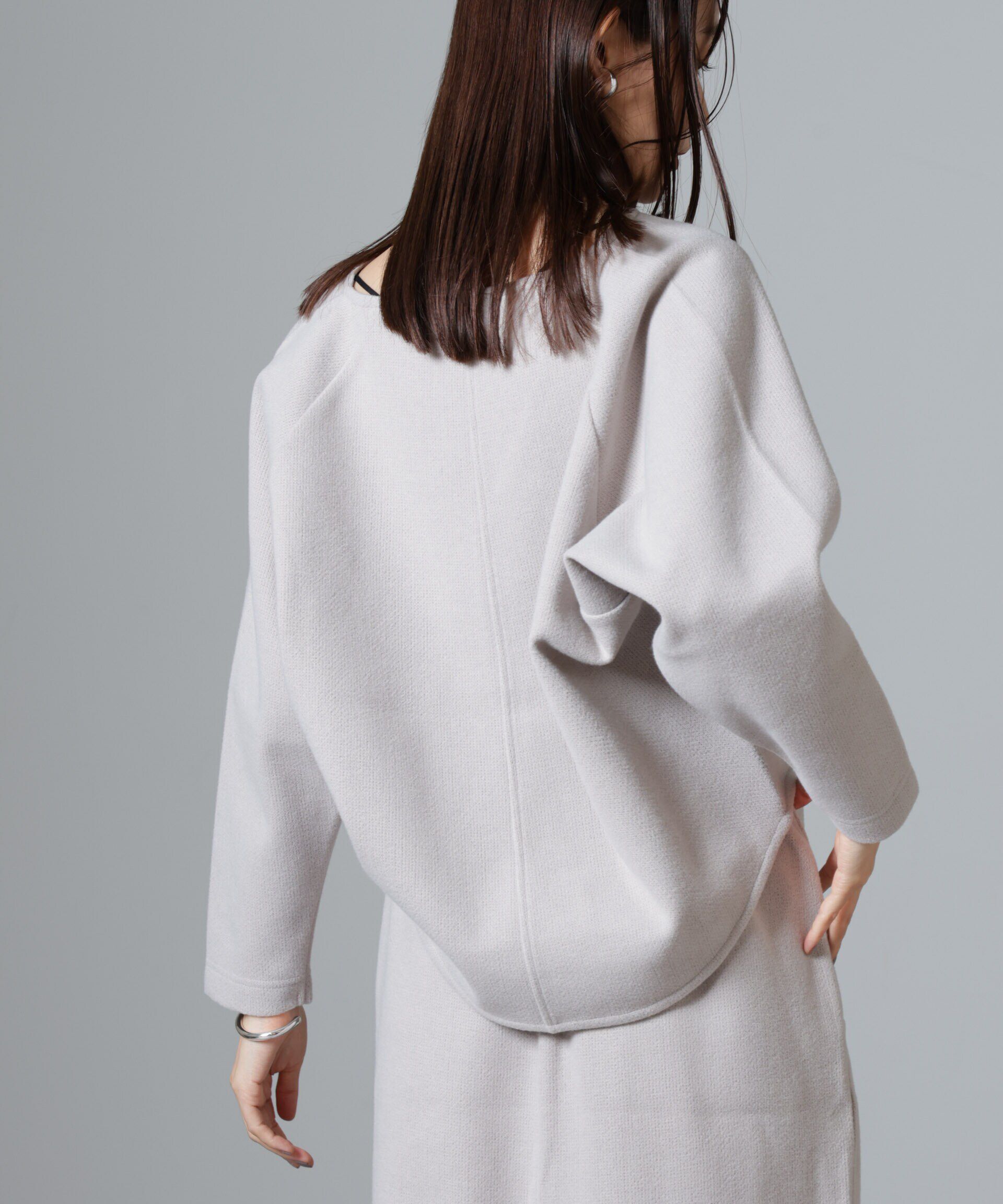 nano･universe「ウールライクニードルパンチプルオーバー(セットアップ可)」|Tシャツ・カットソー|