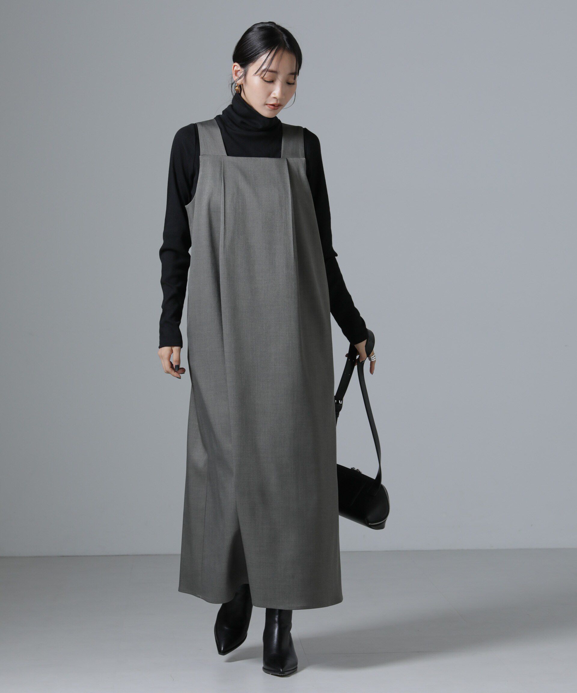 nano･universe「ジンジャー吸湿発熱抗菌防臭タートルネックカットソー」|Tシャツ・カットソー|